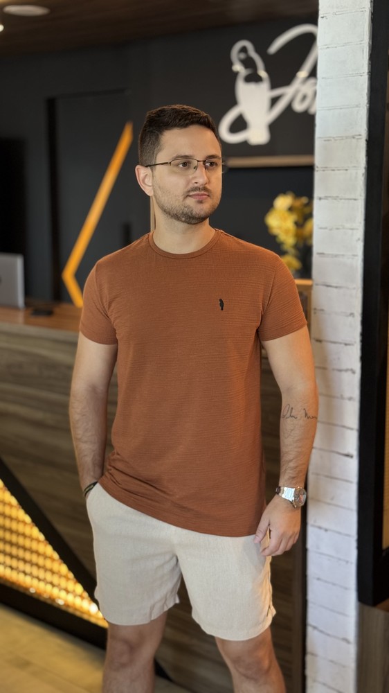 CAMISETA CARECA TEXTURIZADA - foto 3
